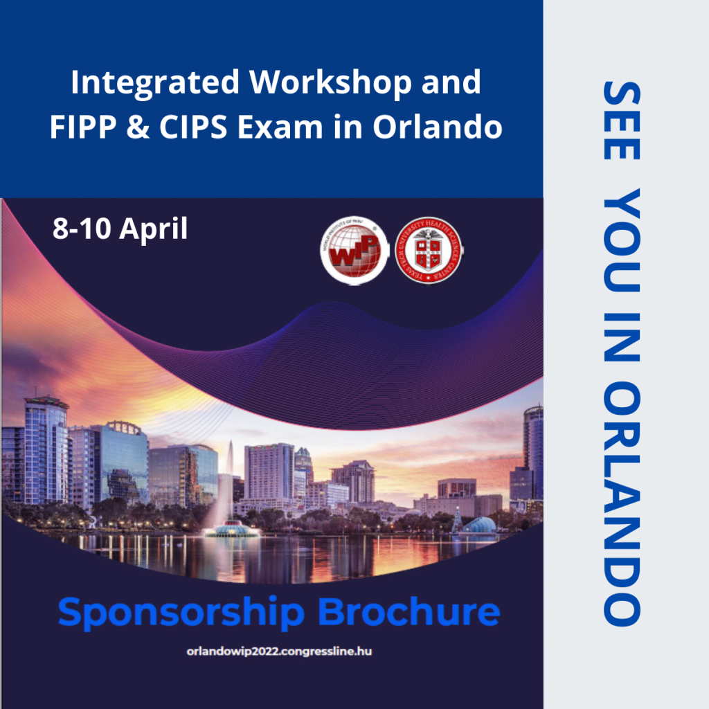 Sponsorship and Exhibitor packages left for the upcoming WIP Integrated Workshop and FIPP & CIPS Exam