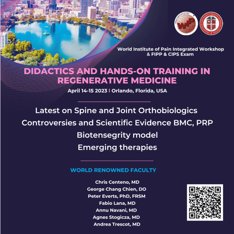Didactics and hands-on training in Regenerative Medicine