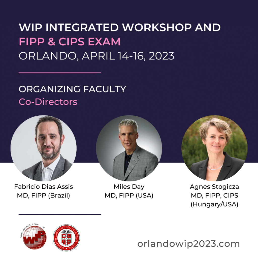Meet the Organizing Faculty - Co-Directors of the Integrated Workshop and FIPP & CIPS Exam
