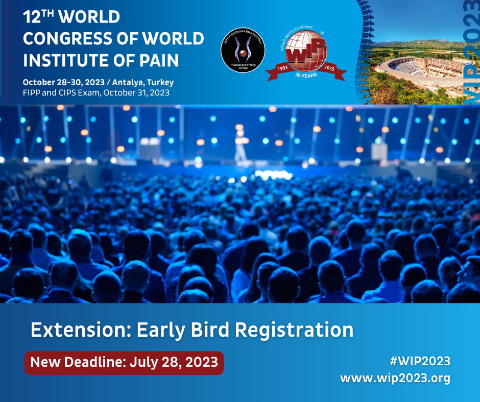 Early bird registration #WIP2023 extended until July 28, 2023
