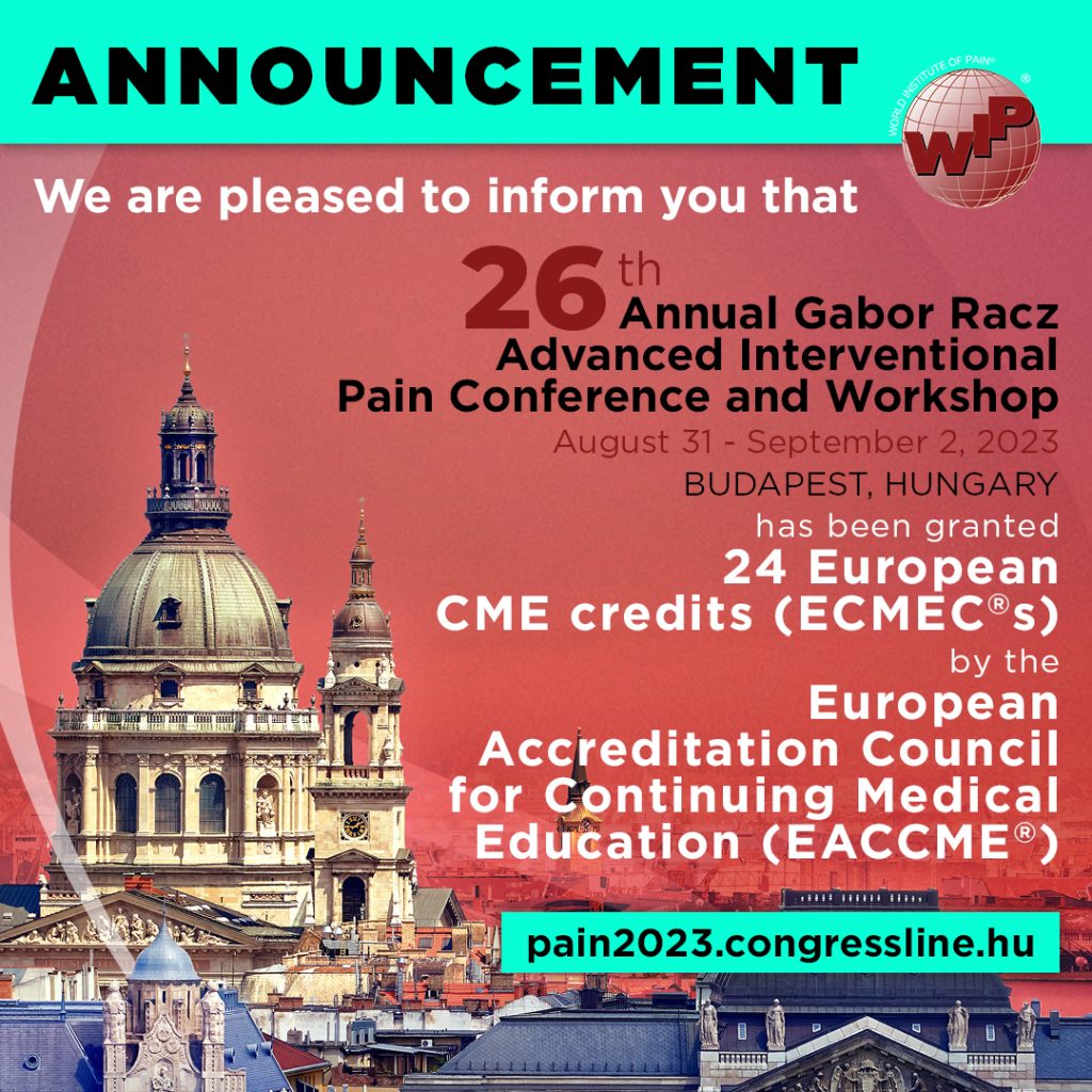 Get 24 CME credits for the Budapest conference!