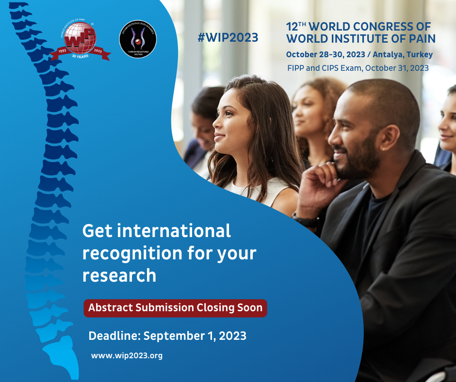 Submit your abstract for #WIP2023 now!