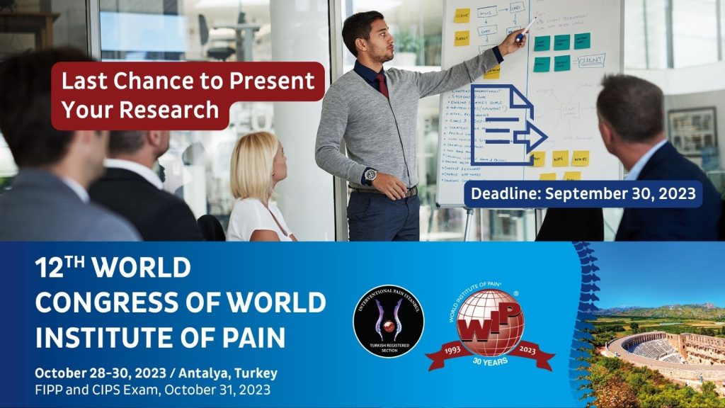 Submit Your Poster Abstract Now to #WIP2023