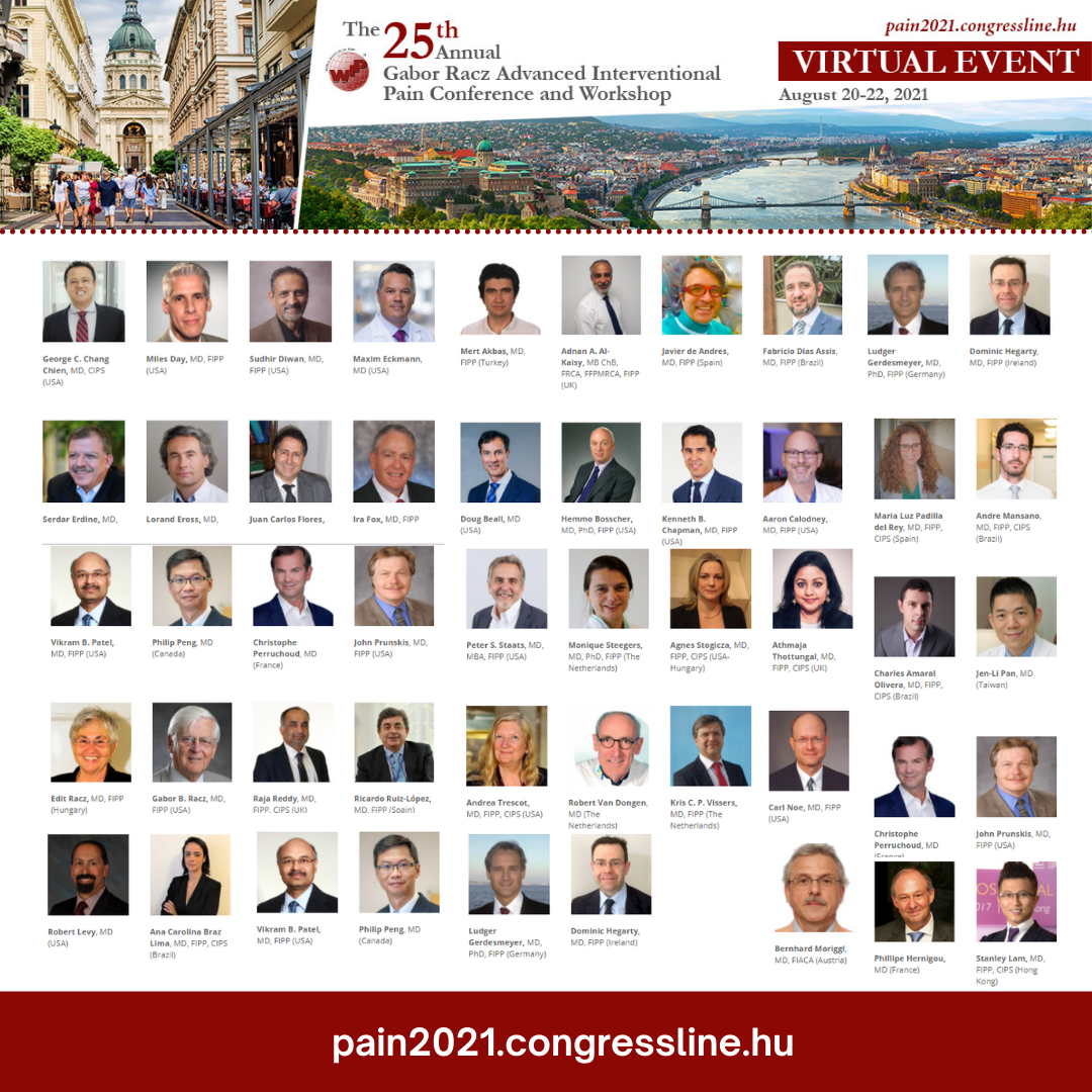 World Institute of Pain Faculty Members 2021